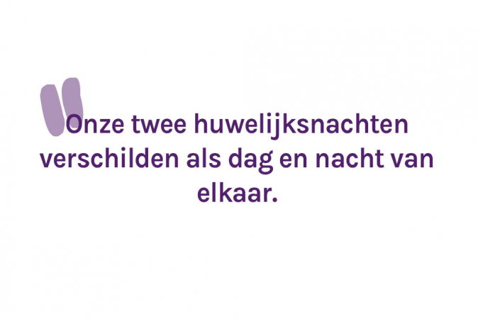 Net als in de film