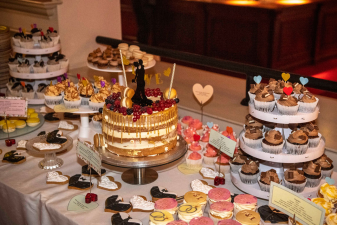Het dessertenbuffet
