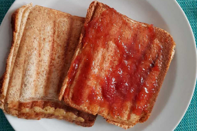Croque-monsieur à la confiture