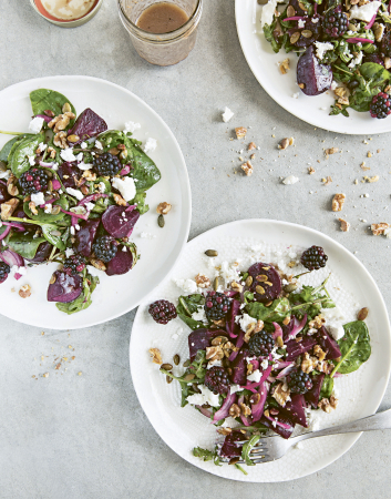Bieten-bramensalade