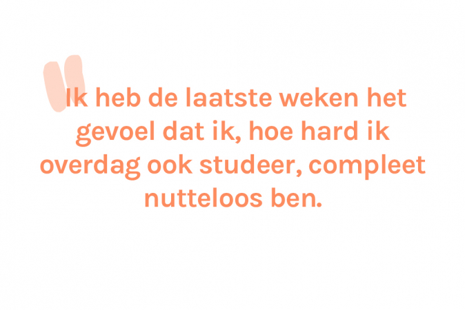 Amber (23) werd ontslagen op haar allereerste job en vertoont nu symptomen van een depressie.