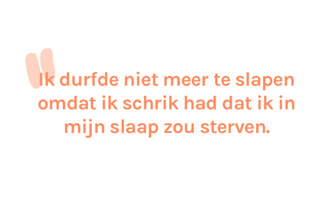 De paniekaanvallen van Muriel (22) volgen elkaar sinds de eerste lockdown steeds sneller op.