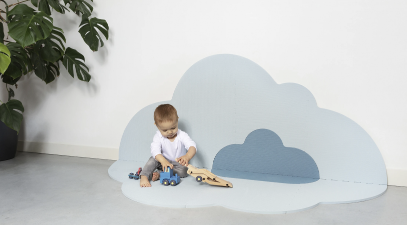 In de wolken