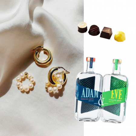 Oorbellen, alcoholvrije gin en Belgische pralines