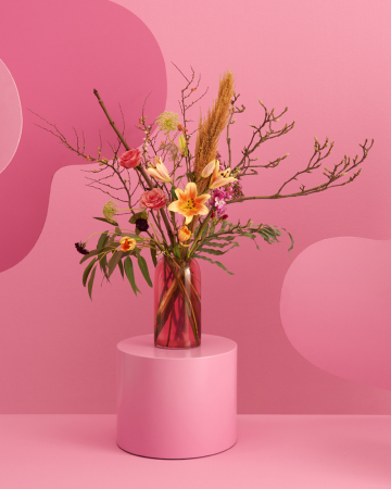 Een verse bos bloemen