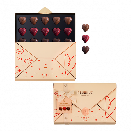 Love letter box met pralines