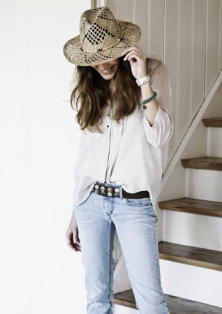 0041 belt classic wide green model tiff