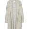 Grofgebreide lange cardigan