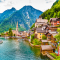 3. Le lac Hallstättersee à Salzkammergut, en Autriche