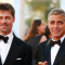 Brad Pitt et George Clooney