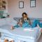 Eet pizza… in bed