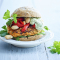 Burger van zoete aardappel