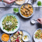 Hoofdgerecht: mezzebuffet met als eerste gerecht tabouleh