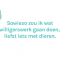 Dagje minder werken