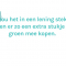 Sparen voor een huis