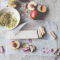 Nectarines met pistachenoten en rozenwater