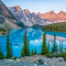 Le Lac Moraine, Canada