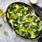 Pasta met courgette, spinazie en olijven