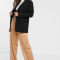 Zwarte boyfriendblazer