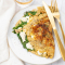 Lovers’ omelet met spinazie en geitenkaas (1 pers., 15 min.)