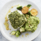 Kabeljauw met pestokorst en broccolistoemp