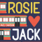 ‘Rosie hartje Jack’ van Mel Darbon