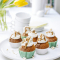 Cupcakes met karamel en popcorn