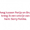 Na een romantisch weekendje in Parijs dumpte Femkes vriend haar via sms