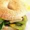 Bagel met kiwi en Zwitserse kaas (4 pers.)