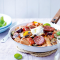 Rigatoni met gegrilde groenten en chorizo
