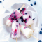 Yoghurtijsjes met blauwe bessen en honing