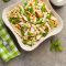 Pastasalade met kip en yoghurtkerriedressing (voor 2 porties)