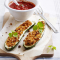 Gevulde courgette met kikkererwten en couscous