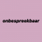 1. Onbespreekbaar