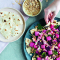 Gebakken rabarber en feta