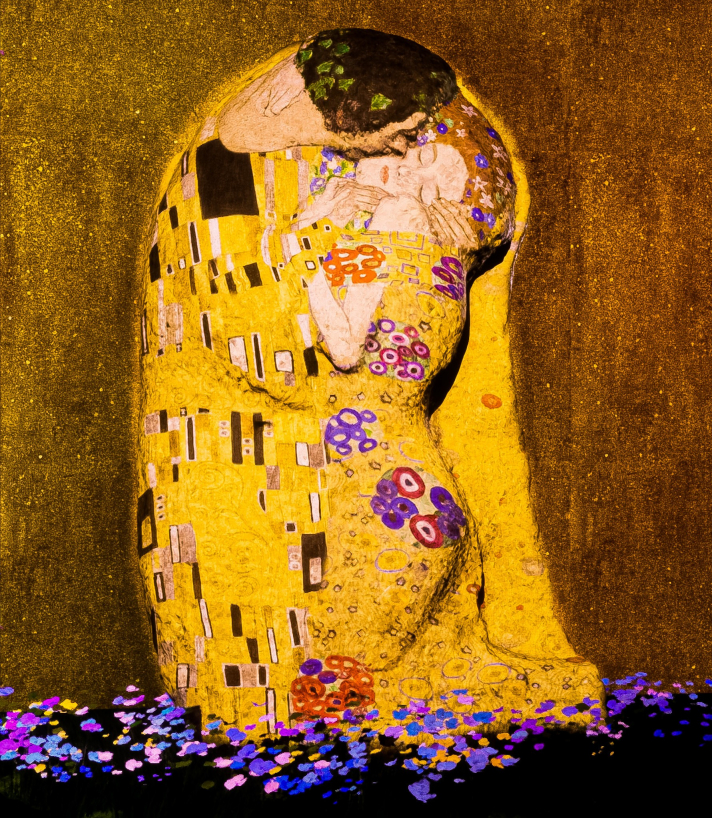 Gustav Klimt, The Immersive Experience à la Galerie Horta: la plus interactive