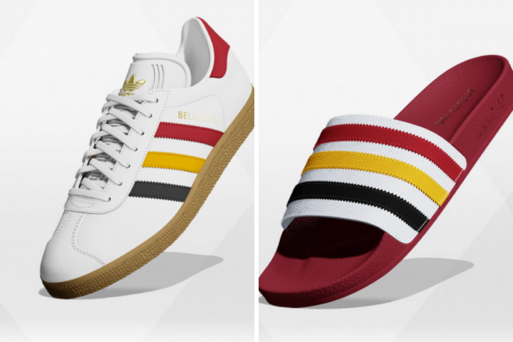 ON VEUT: les Adidas personnalisées aux couleurs de la Belgique
