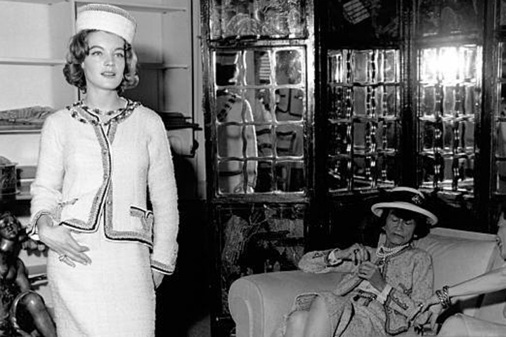 ensemble tailleur tweed