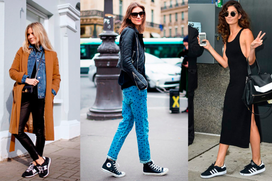 zwarte sneakers
