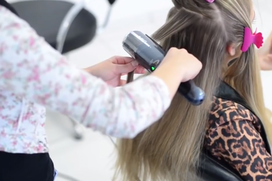 appareil enlever fourche cheveux