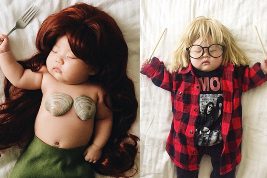 Trop Chou Cette Maman Deguise Son Bebe Endormi