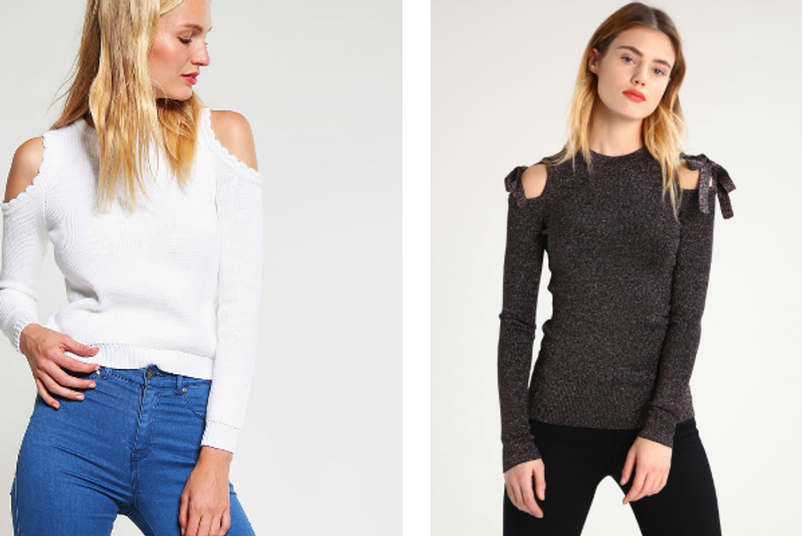 On craque pour: un pull à épaules dénudées