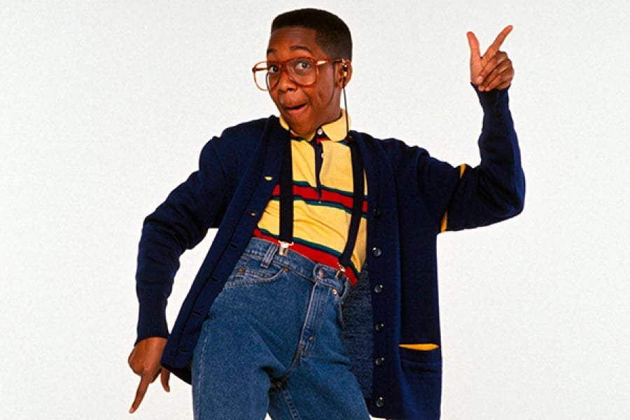 NOSTALGIE Steve Urkel is 20 jaar later allesbehalve een nerdje