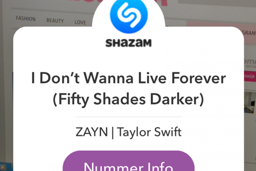 How to use snapchat shazam