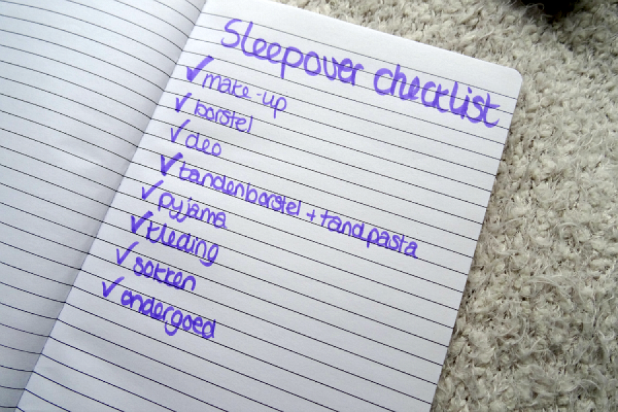 Super Checklist: wat neem je mee naar een sleepover? - Fashionista JW-07