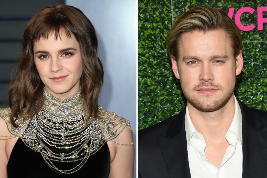 Its Official Emma Watson En Glee Acteur Chord Overstreet