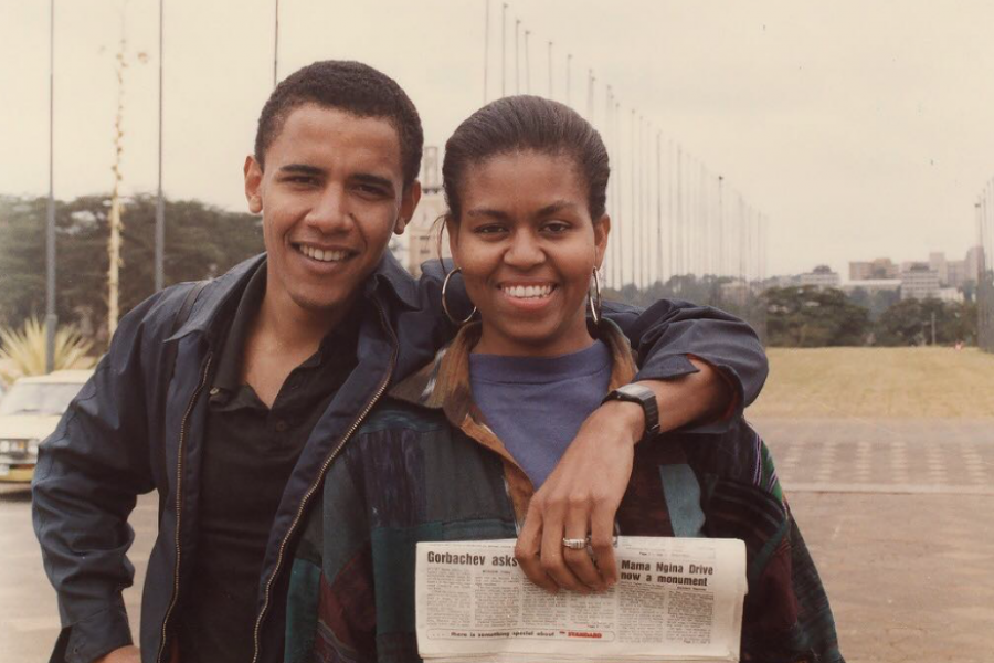 Pour L Anniversaire De Michelle Barack Obama Partage Une Vieille Photo De L Amour De Sa Vie