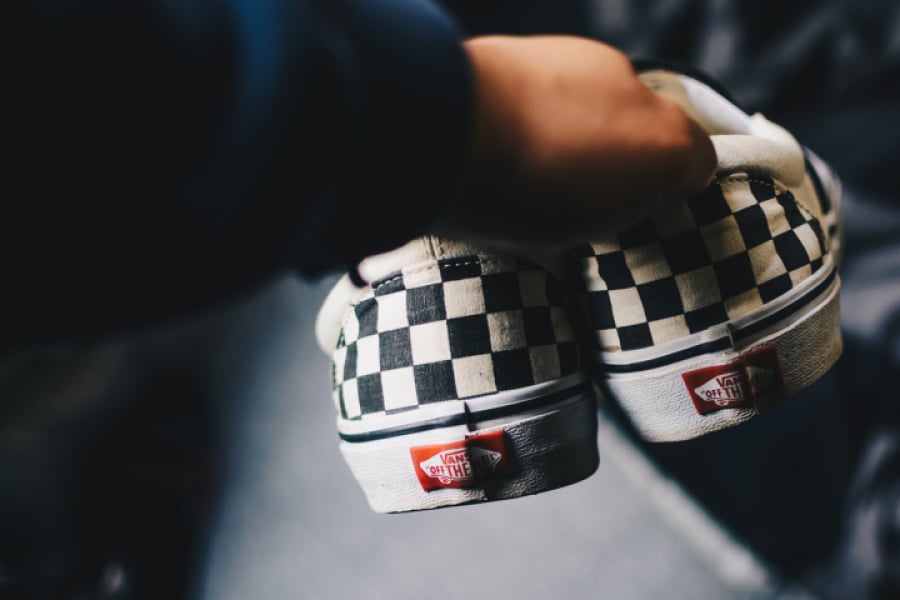 vans avec motif