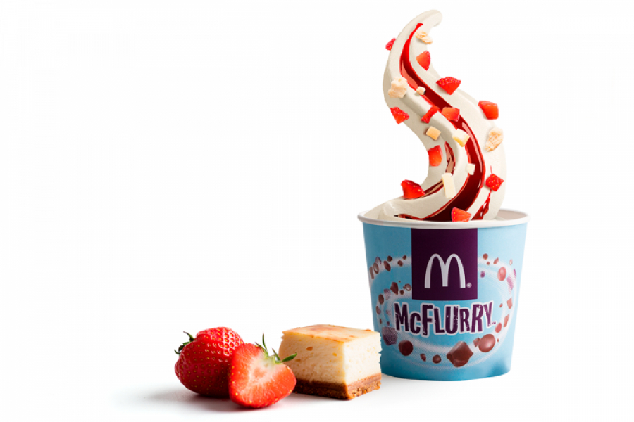 Combien Coute Un Mcflurry Au Mcdo Le McFlurry "Strawberry Cheesecake" débarque chez McDonald's
