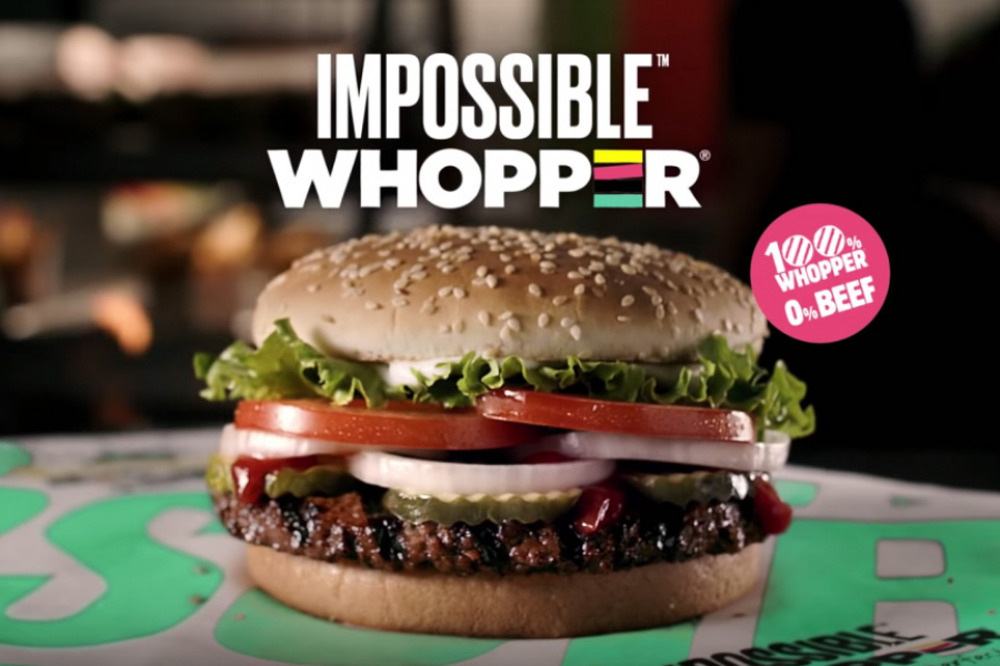 Burger King Lance Un Whopper Végétarien Avec Limpossible Meat 4640